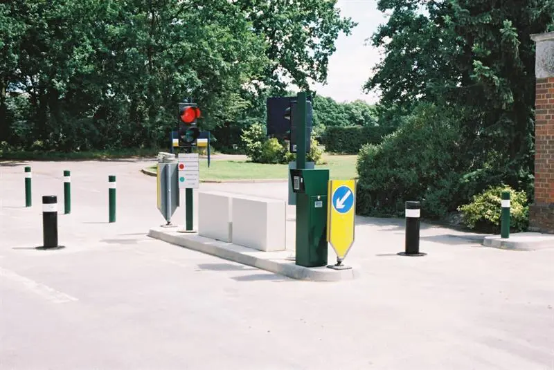 Rising Bollard Installation by BGB Rising Bollard Installation by BGB