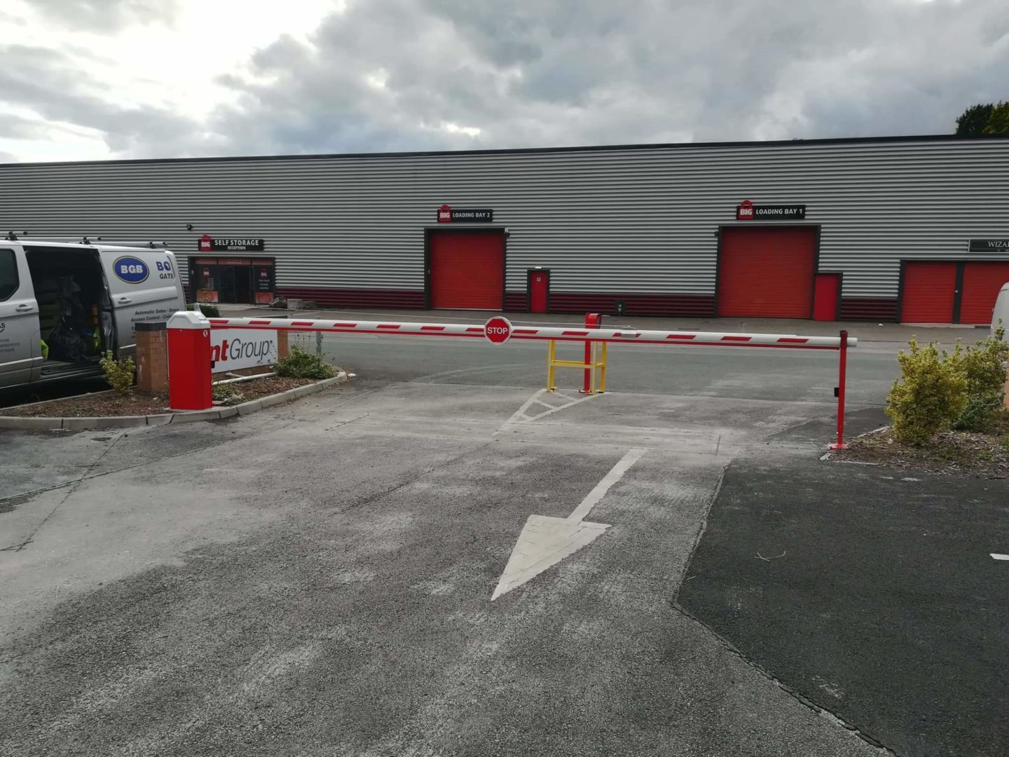 Vehicle Barrier Install